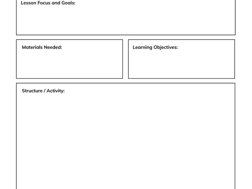 Lesson Plan Templates You Can Customize For Free Canva