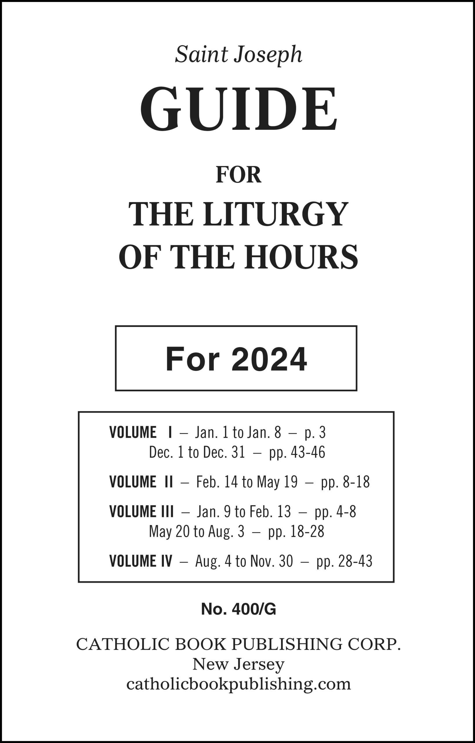 Liturgy Of The Hours Guide For 2026 Catholic Book Publishing Liturgy Of The Hours Guide For 2026 Catholic Book Publishing