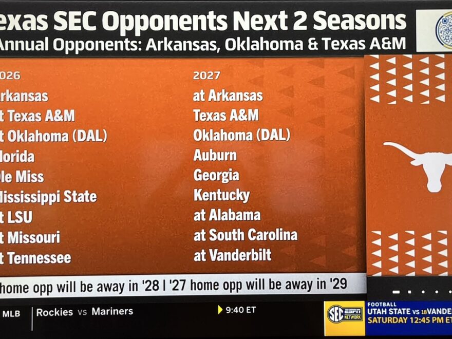 Longhorn Lads On X Texas 2026 2027 SEC Schedule Https t co wqz5T4s6VX X