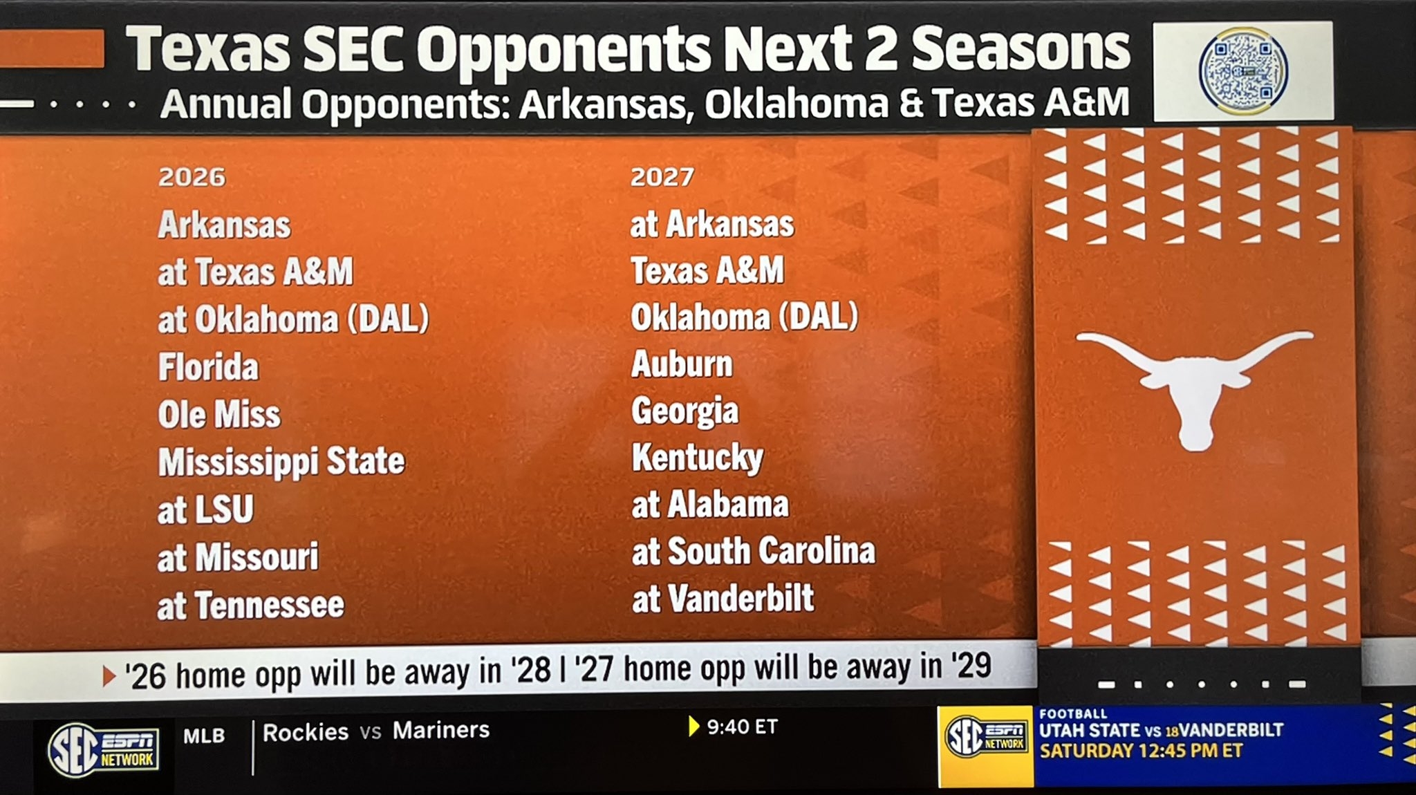 Longhorn Lads On X Texas 2026 2027 SEC Schedule Https t co wqz5T4s6VX X Longhorn Lads On X Texas 2026 2027 SEC Schedule Https t co wqz5T4s6VX X