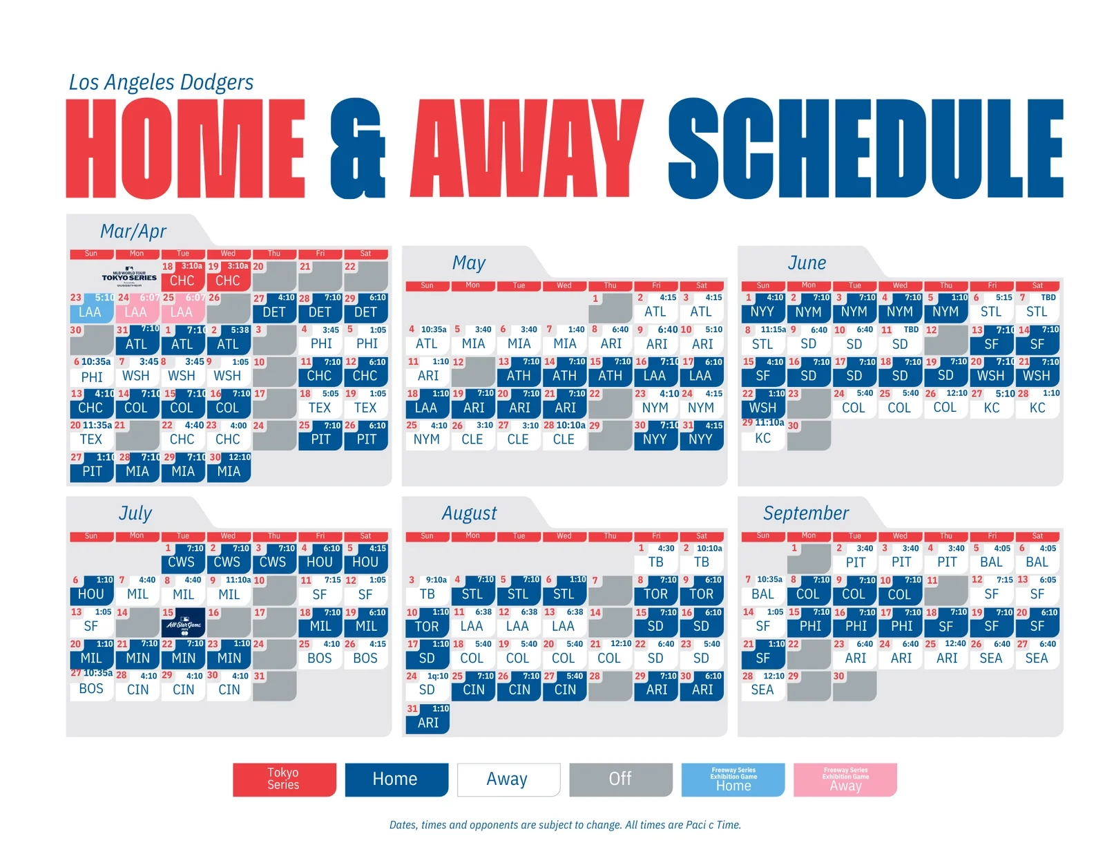 Los Angeles Dodgers Schedule 2025 Printable PDF Download For FREE Los Angeles Dodgers Schedule 2025 Printable PDF Download For FREE