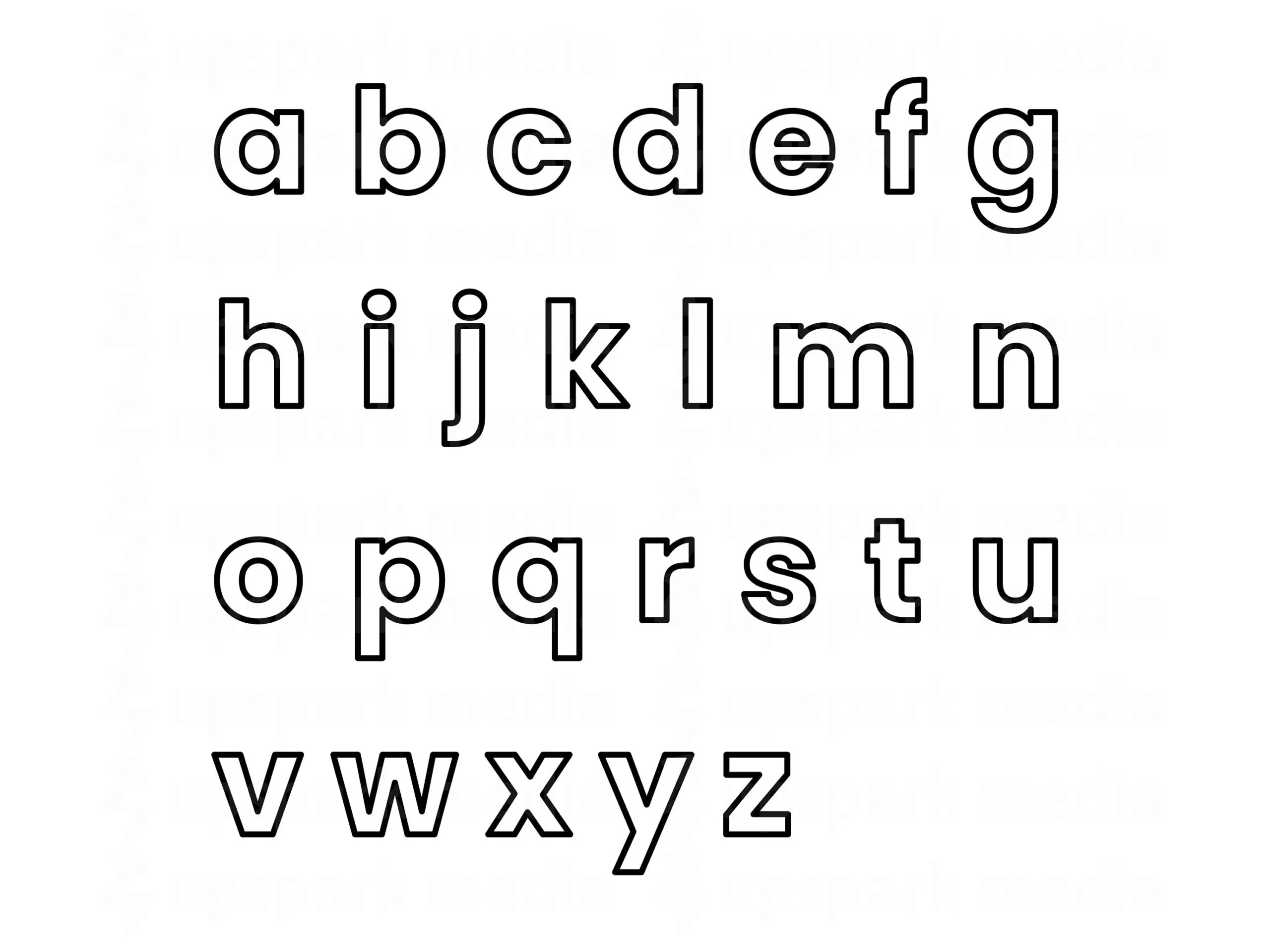 Lowercase Alphabet Printable List Lowercase Alphabet Printable List