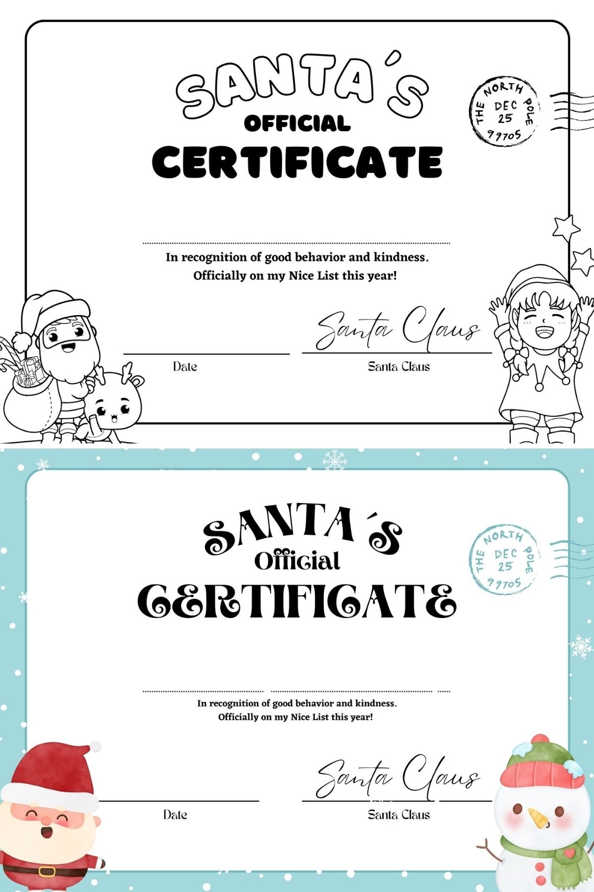 Make Their Day Magical With A Free Printable Nice List Certificate  Make Their Day Magical With A Free Printable Nice List Certificate