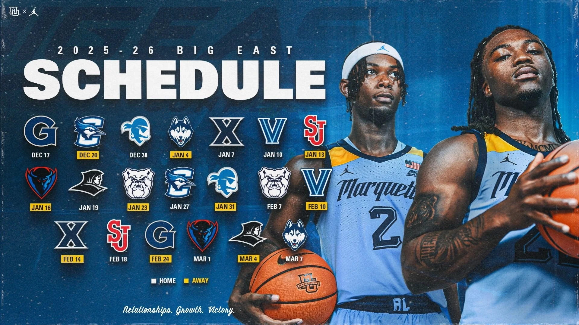 Marquette Men s Basketball 2025 26 Schedule North Shore Family Adventures