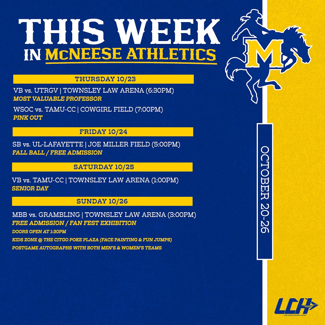 McNeese Athletics On X