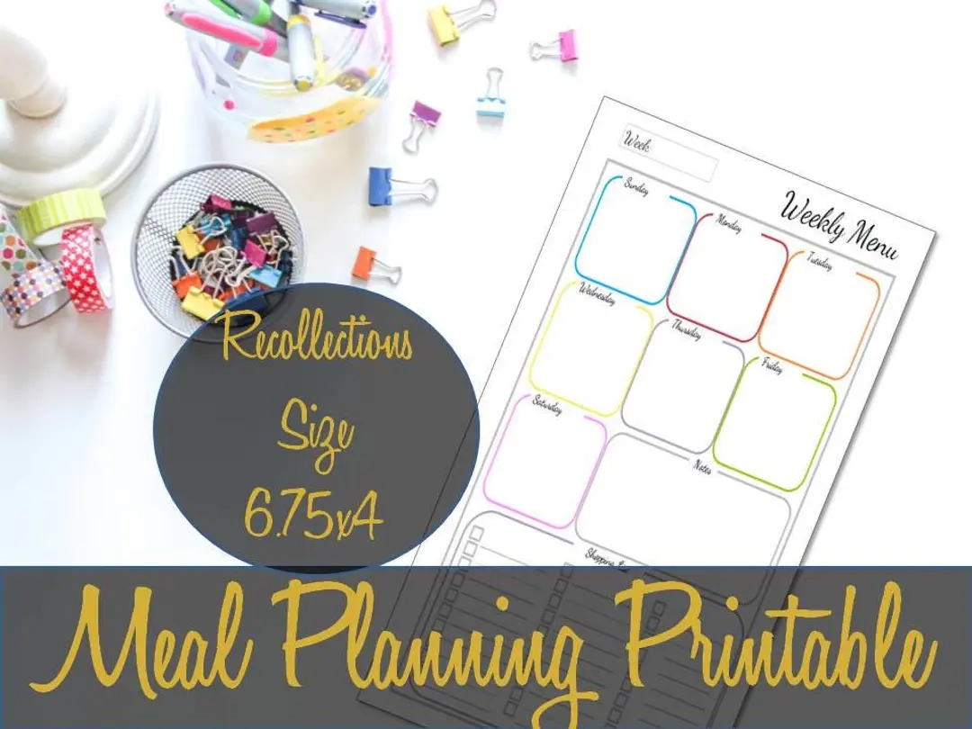 Recollections Planner Inserts Printable