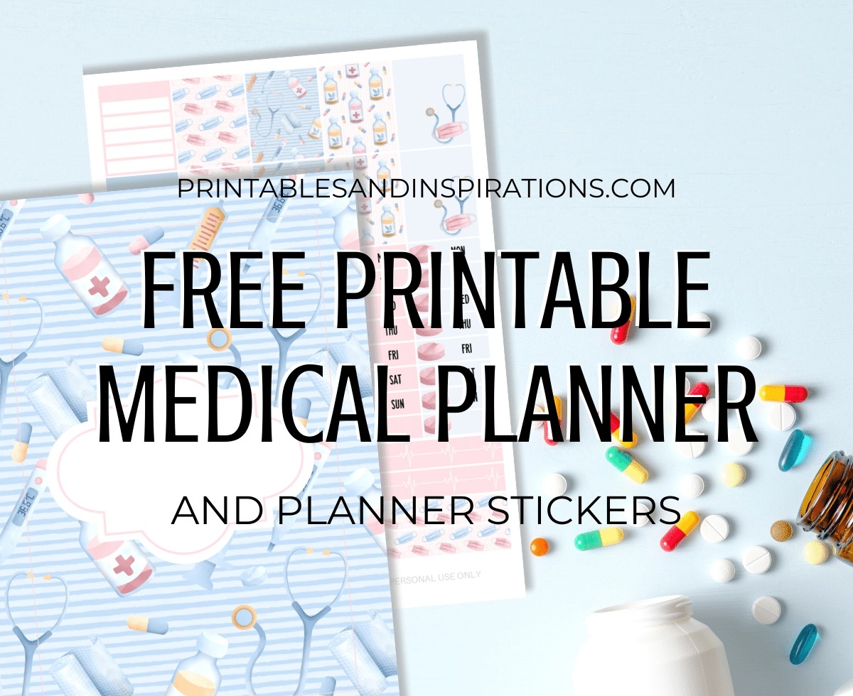 Medical Theme Planner Free Printable Bullet Journal Printables And Inspirations