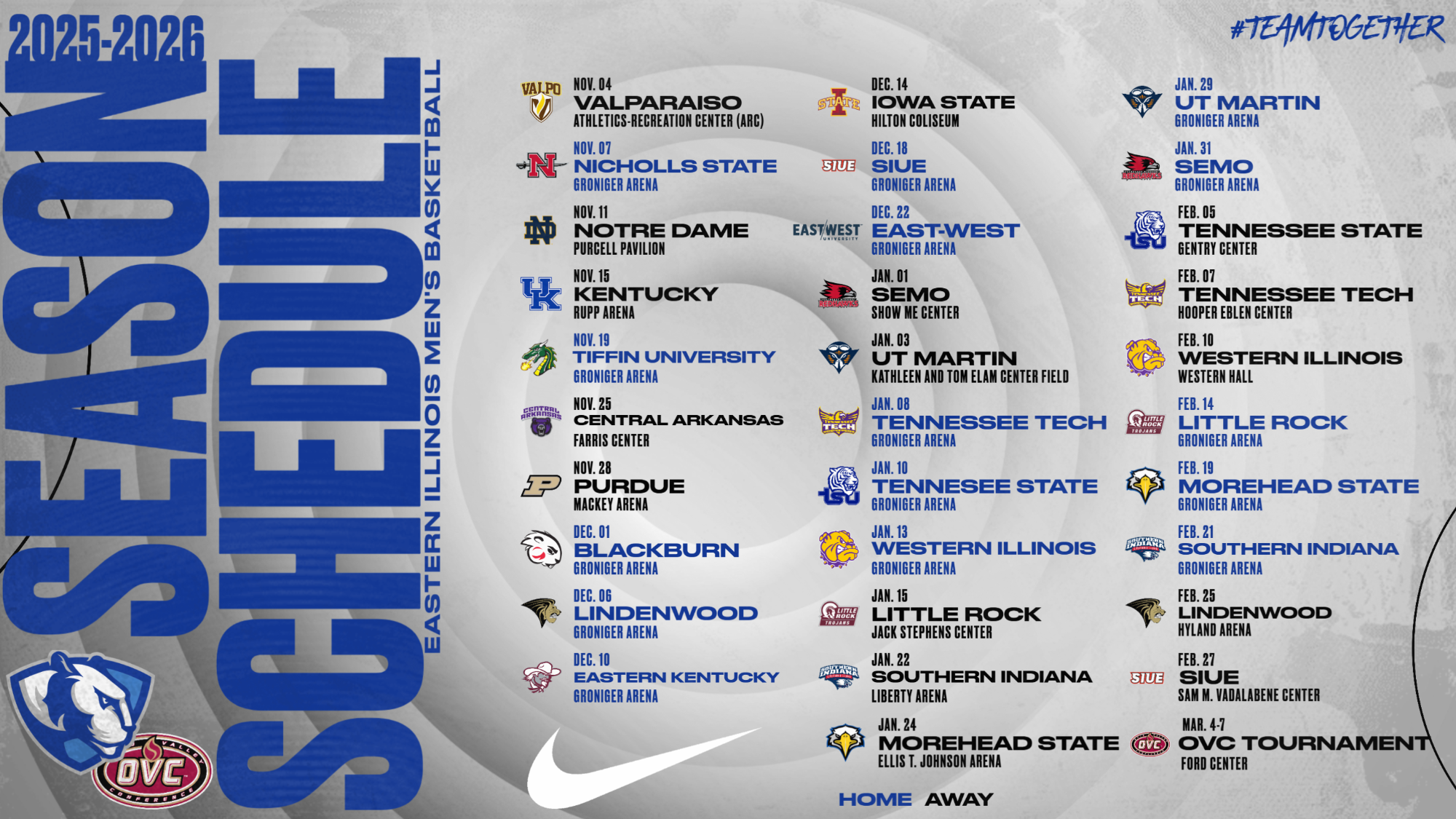 Men s Basketball Set For Tennessee Swing Eastern Illinois University Athletics