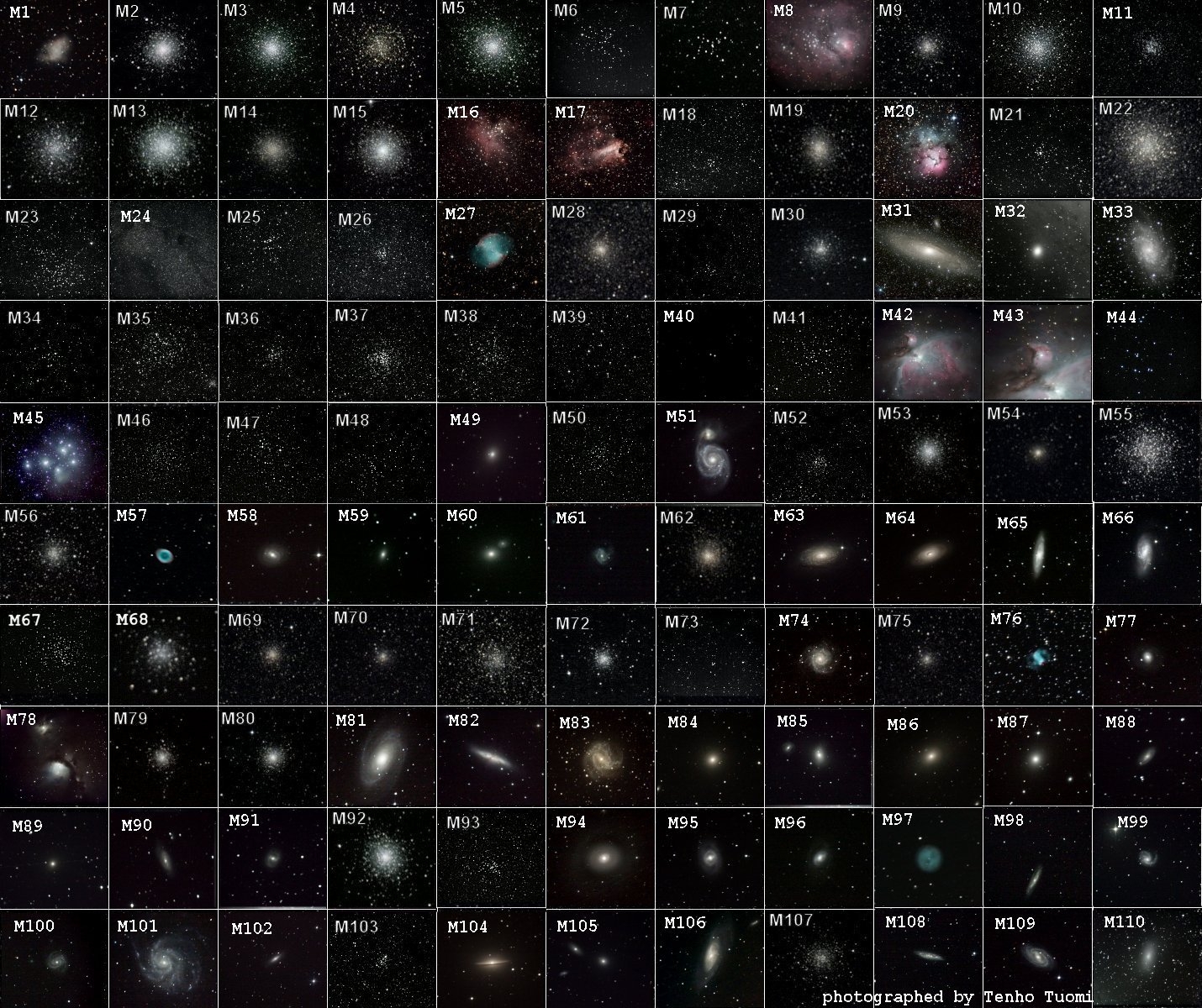Messier Objects Messier Objects