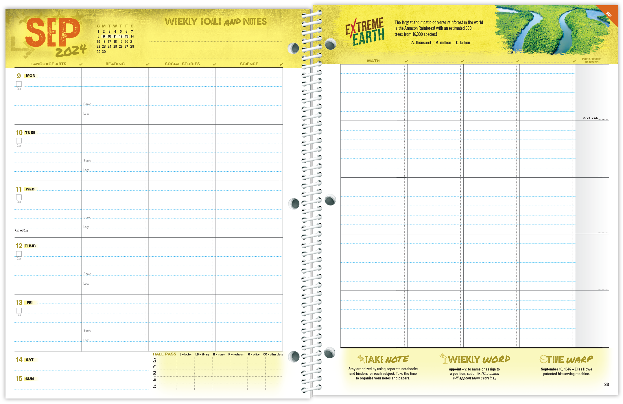 Middle School Student Planner Features amp Pricing School Mate Worksheets Library