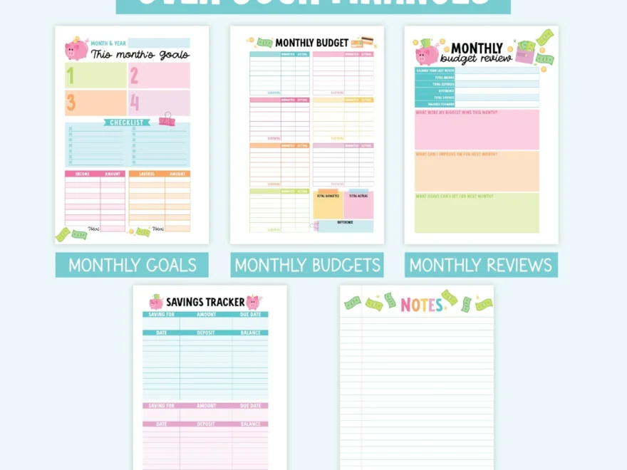 Monthly Budget Planner 2026 2027 Calendars Planners Hadley Designs