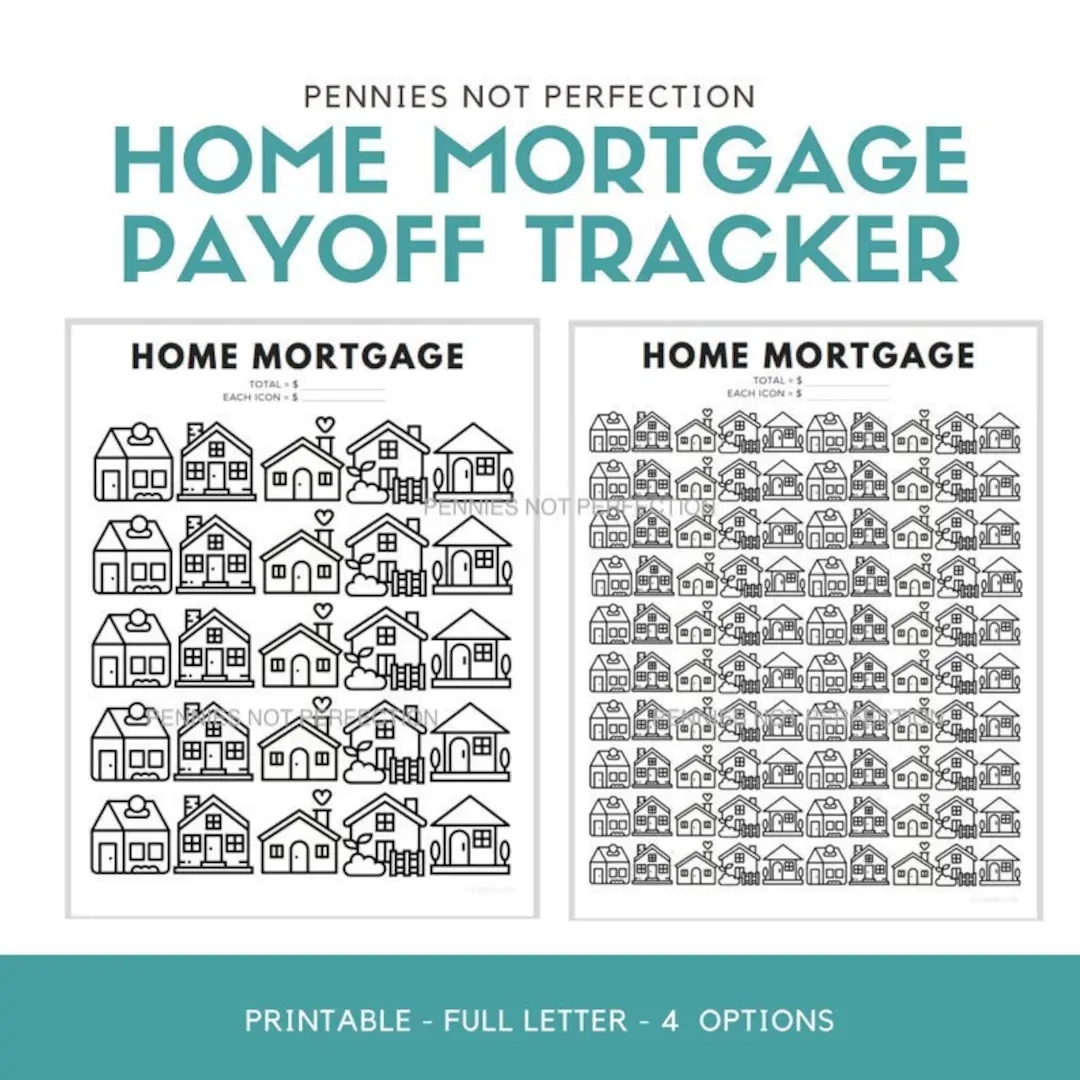 Printable Mortgage Payoff Chart