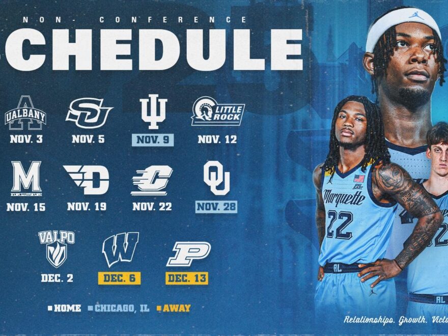 MUBB Announces 2025 26 Non Conference Schedule Marquette University Athletics