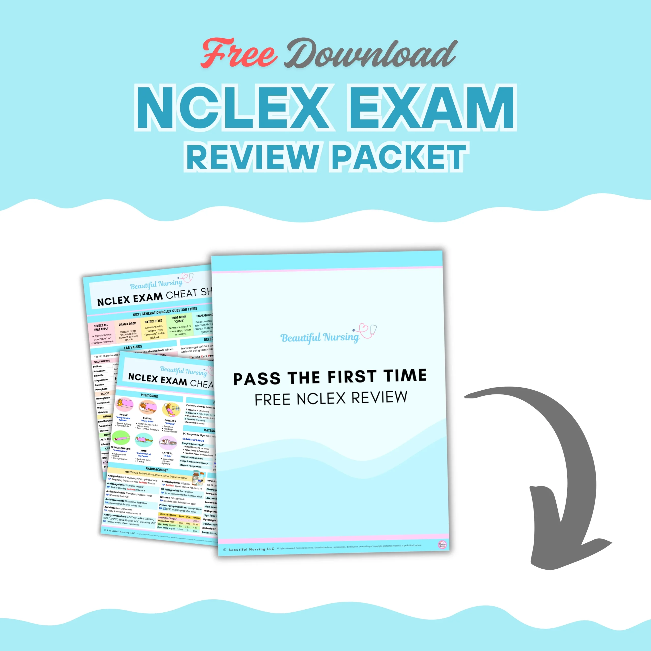 Free Printable Rn Cram Exam Sheet