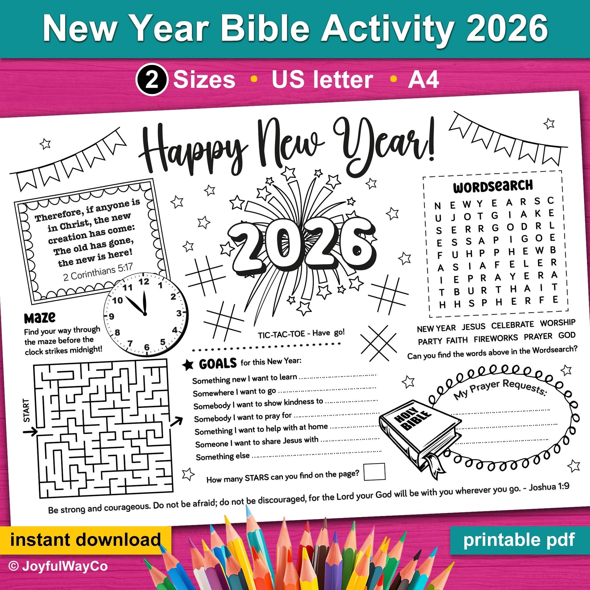 2026 Year In Review Quiz Printable