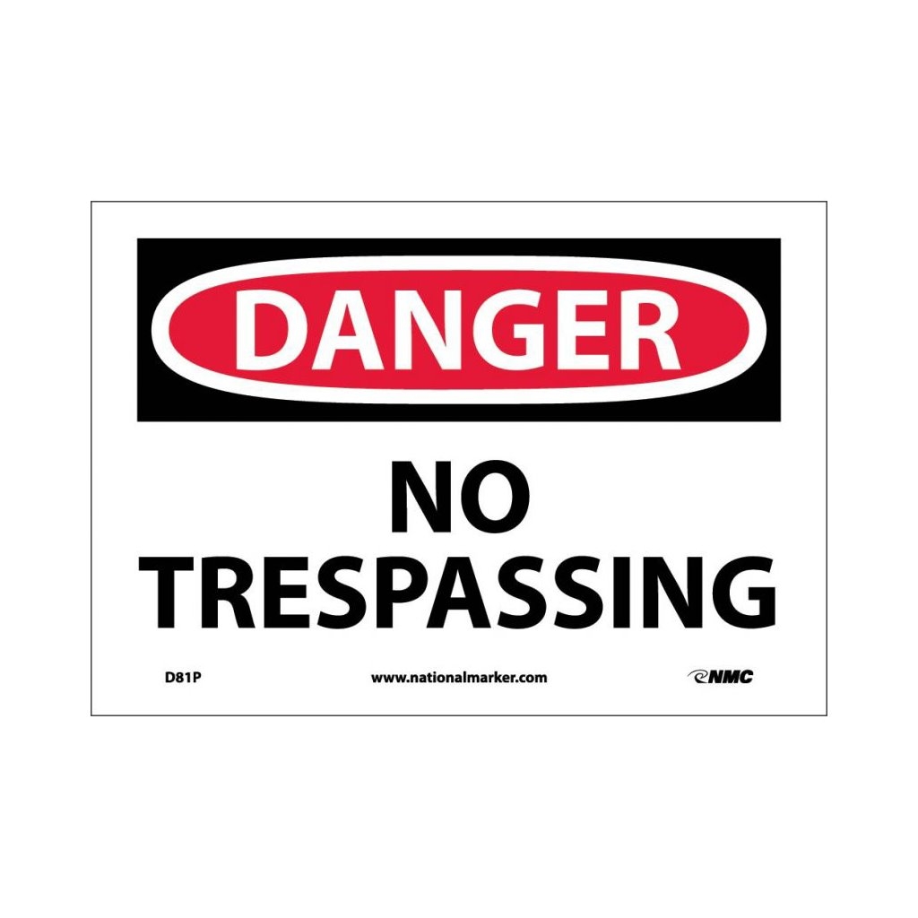 Printable No Trespassing Sign Printable No Trespassing Sign