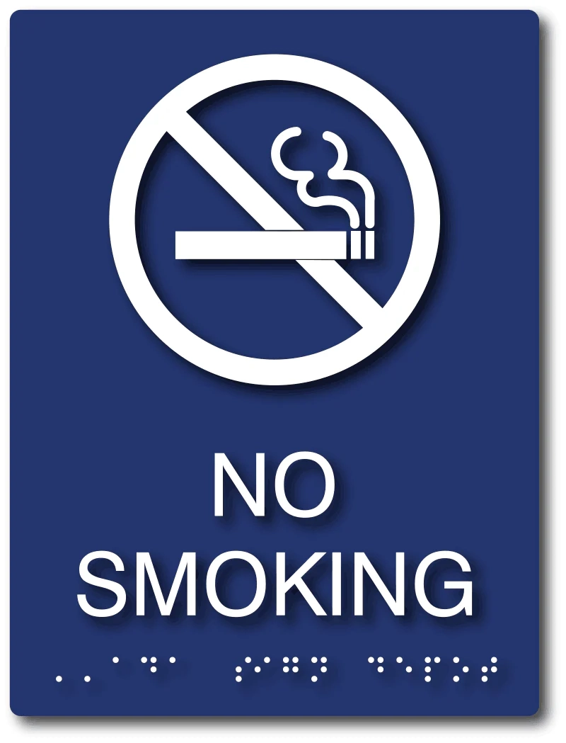 Printable 6x8 No Smoking Sign