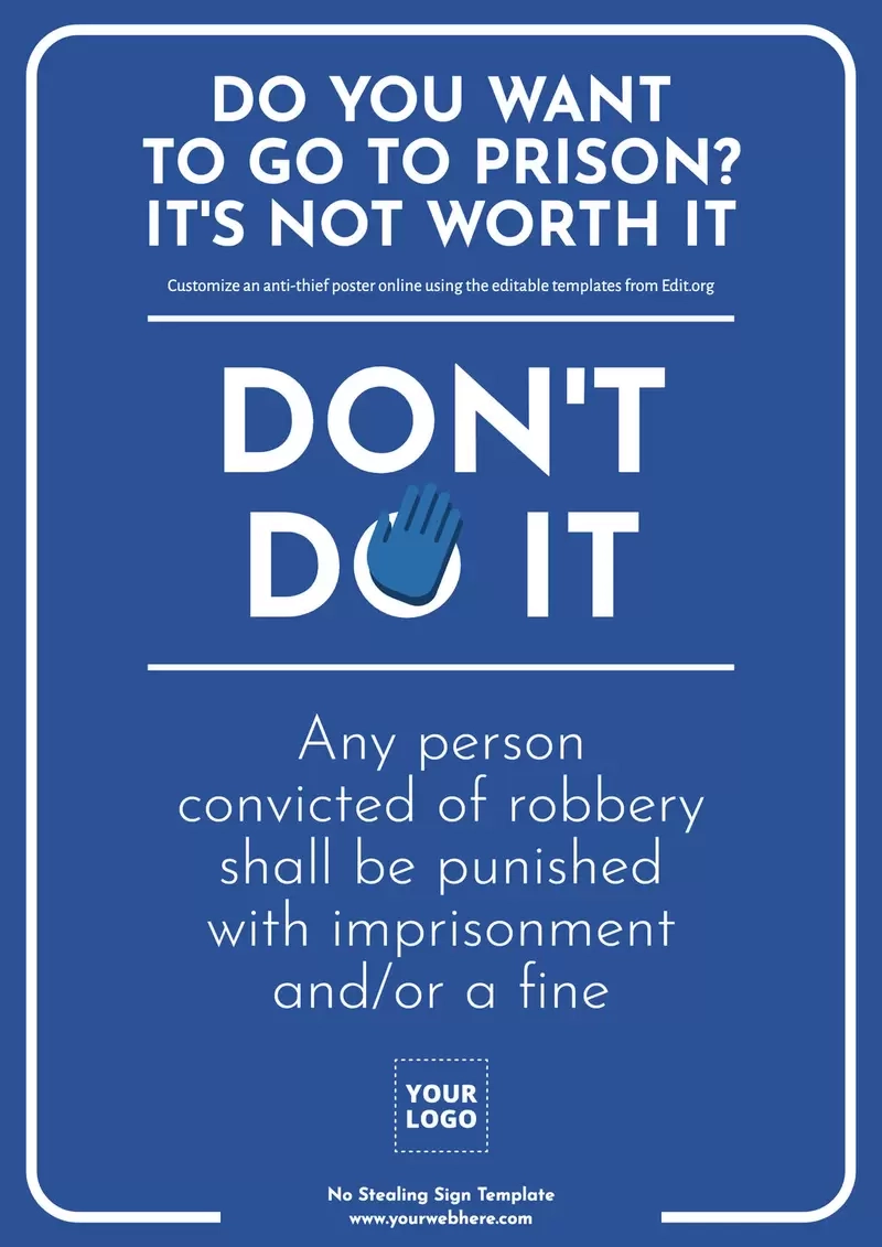 Free Printable Shop Signs Theft Free Printable Shop Signs Theft