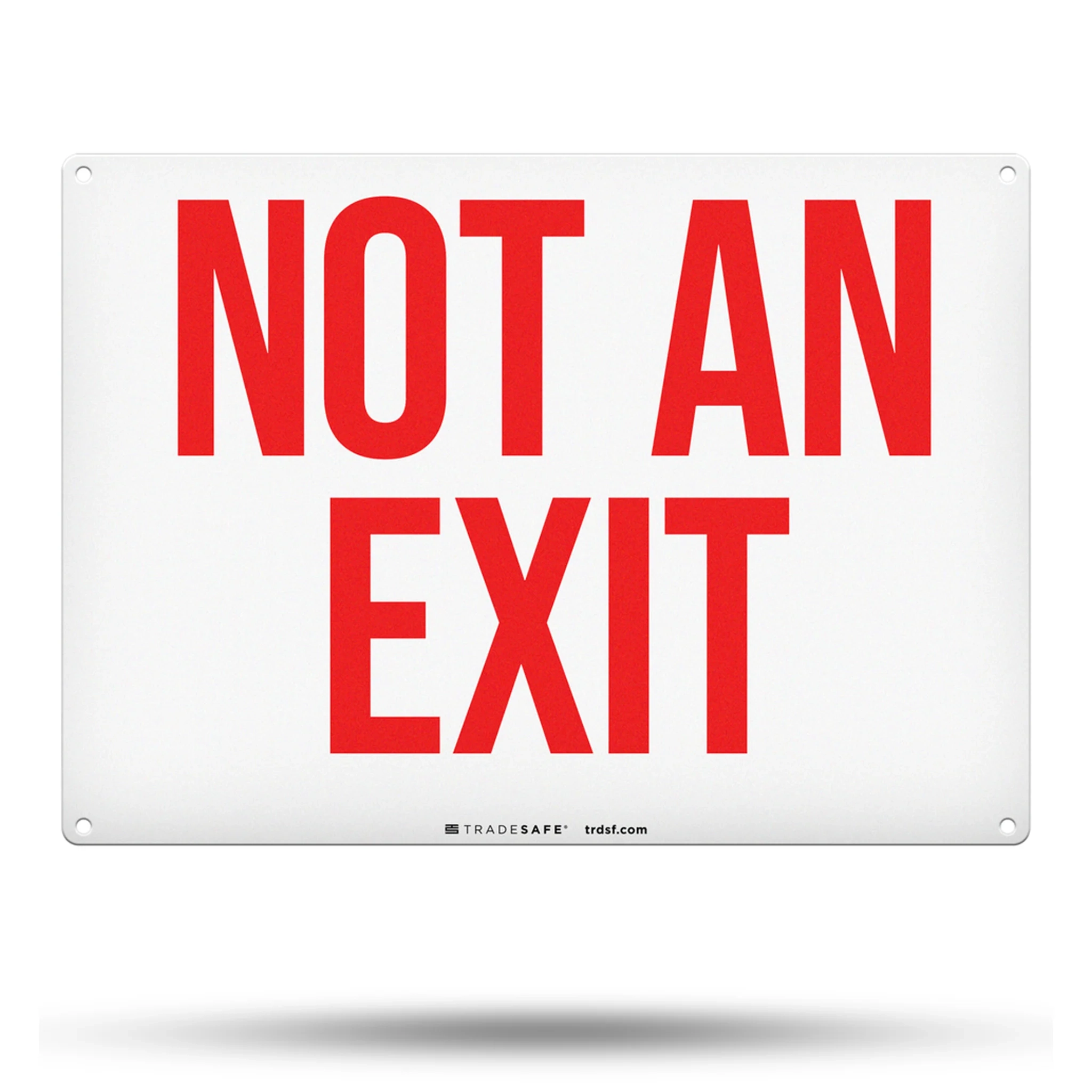 Printable No Exit Sign Printable No Exit Sign