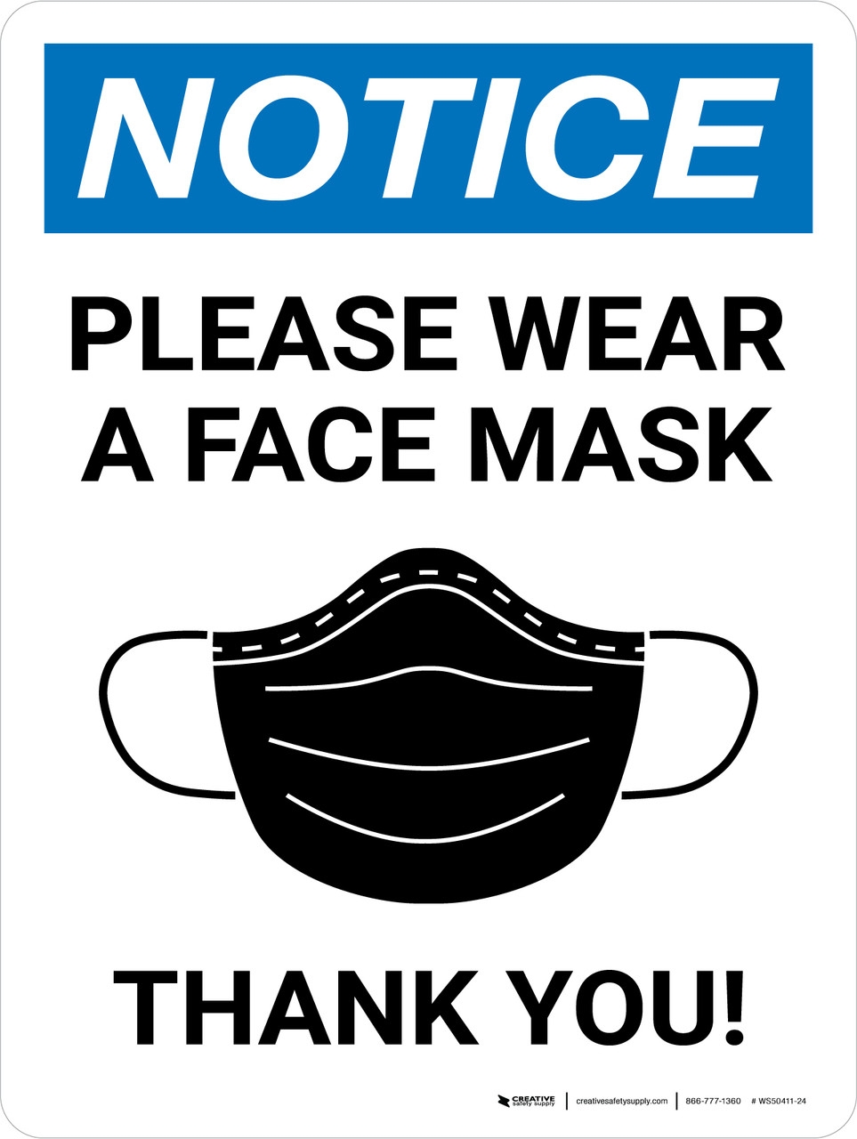 Face Mask Required Sign Printable
