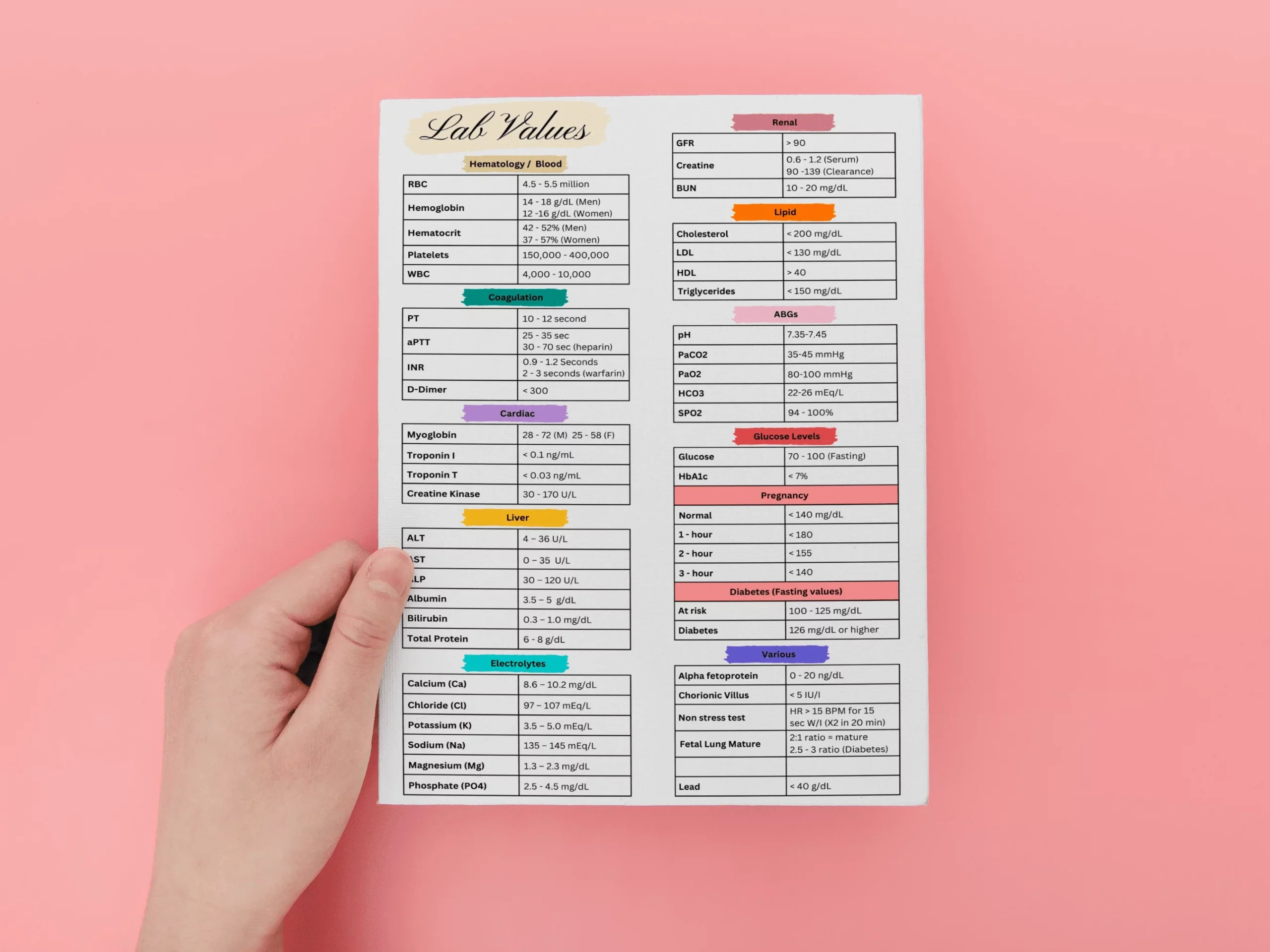 Printable Nursing Clipboard Cheat Sheet Printable Nursing Clipboard Cheat Sheet