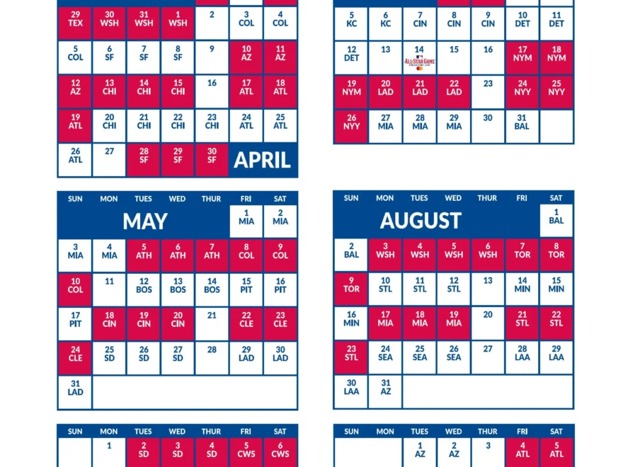 Official 2026 Schedule From Phillies R phillies