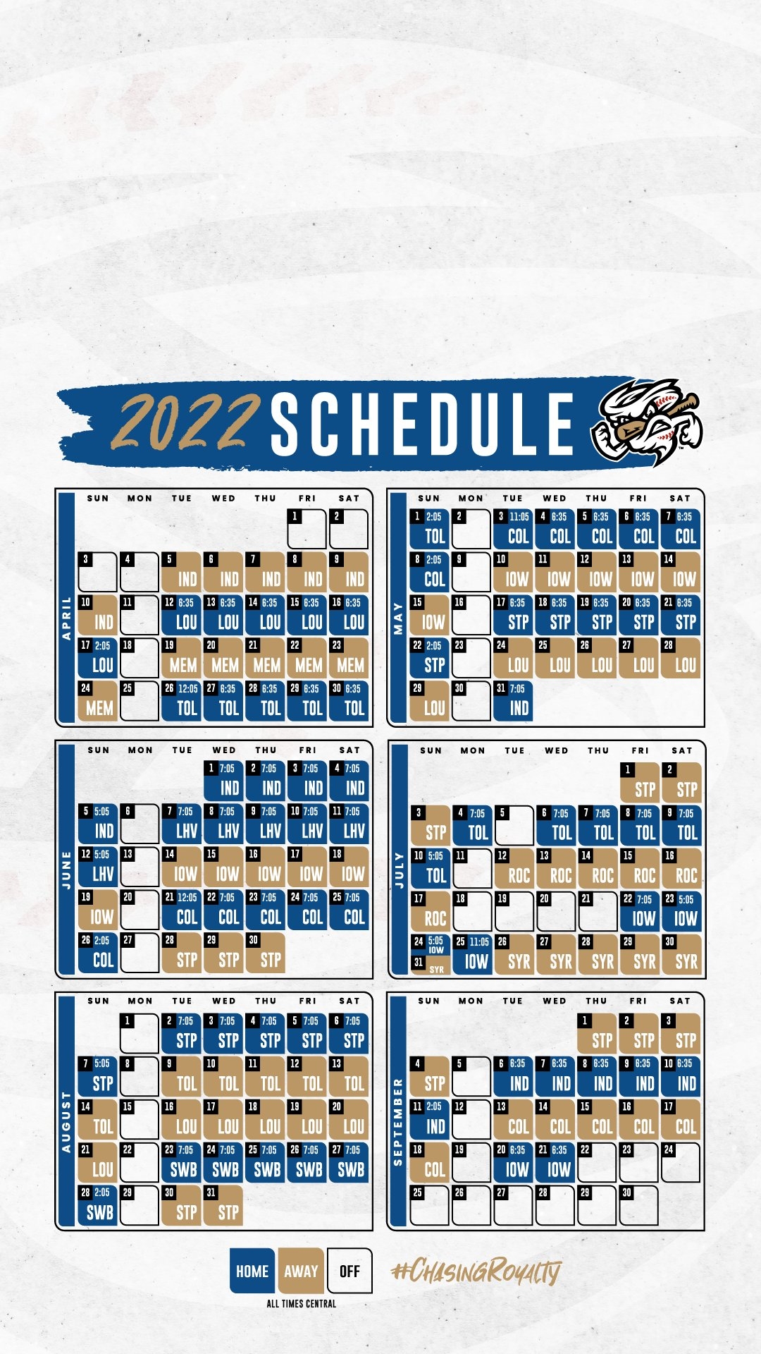 Omaha Storm Chasers On X This Week s WallpaperWednesday Features Our 2022 Schedule Https t co fASiNLpnvH X