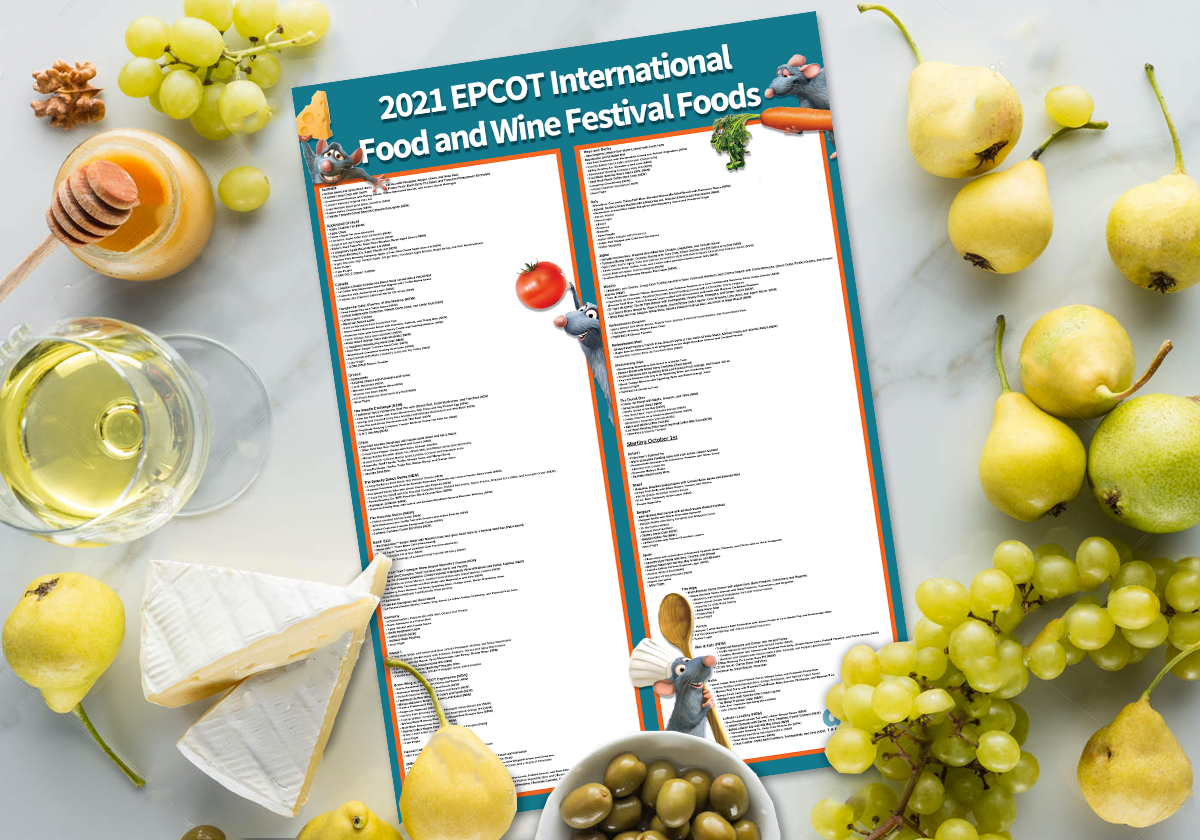 Food And Wine 2026 List Printable Food And Wine 2026 List Printable