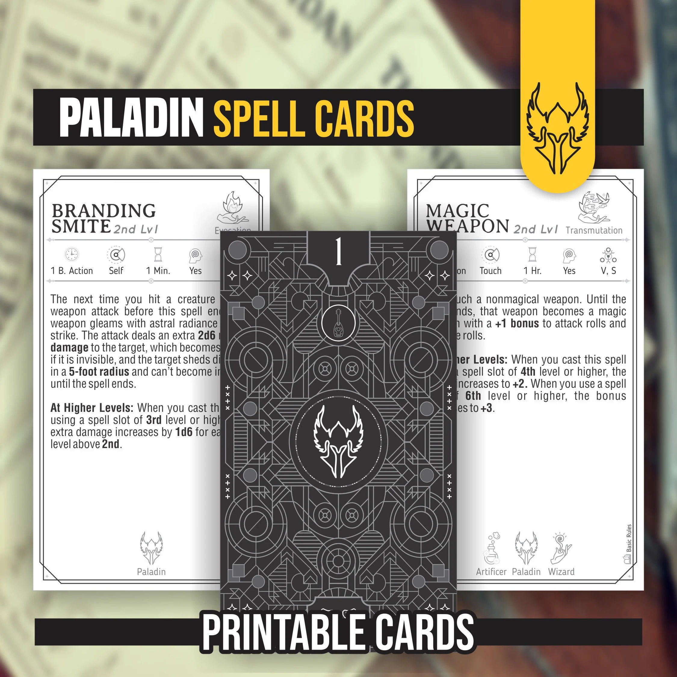 List Of Paladin Spells 5e Printable List Of Paladin Spells 5e Printable