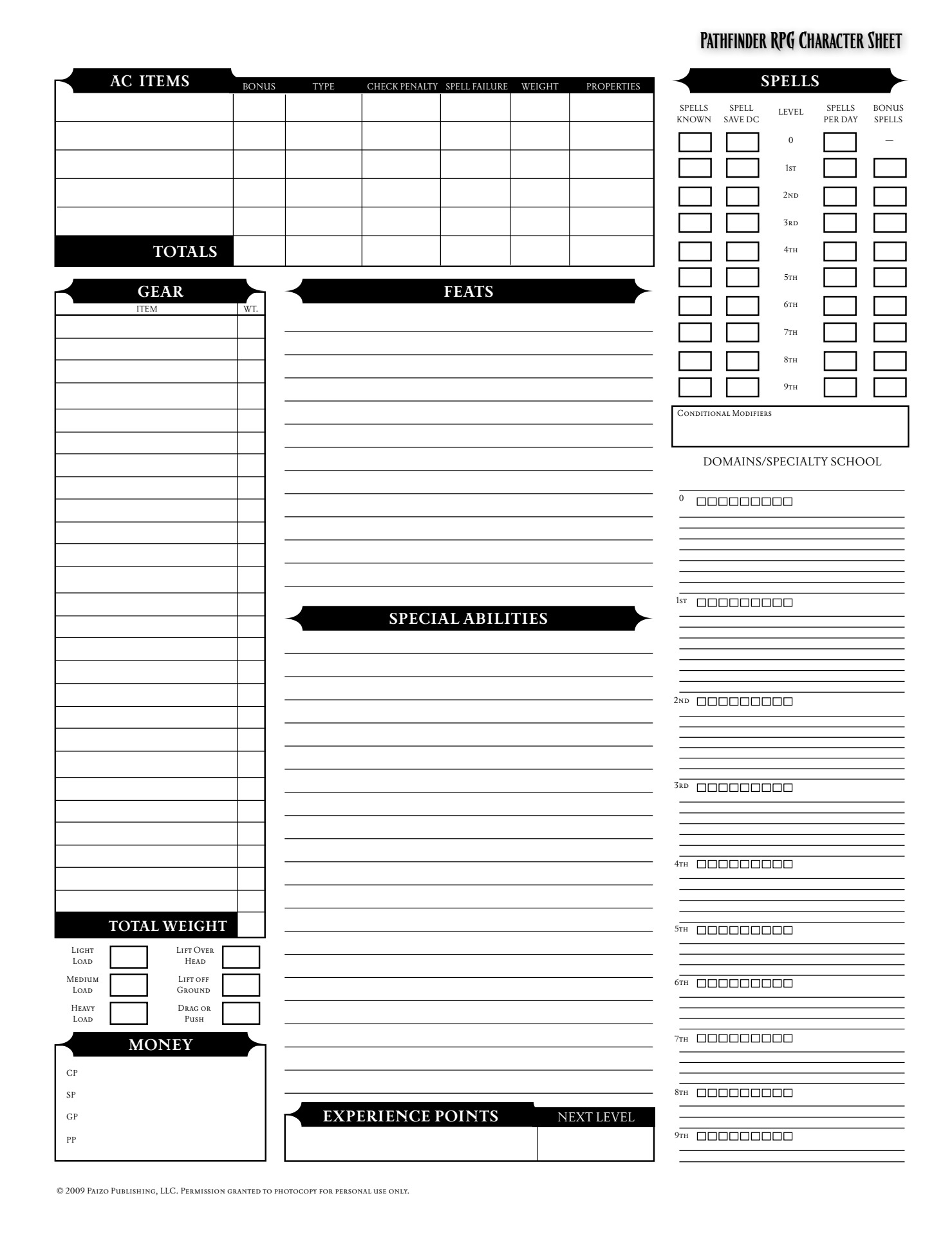 Pathfinder Character Sheet Flip EBook Pages 1 2 AnyFlip