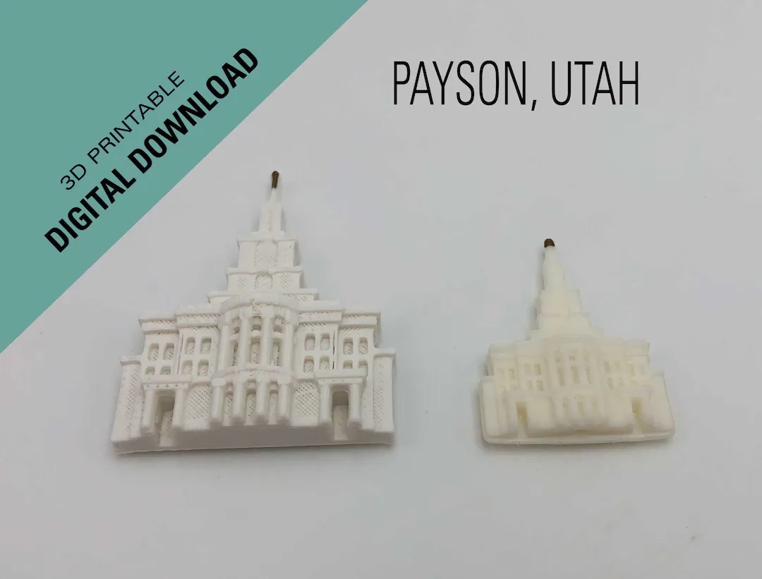 Payson Utah Temple Magnet Downloadable 3D Print STL Files To Print Your Own Two Different Sizes One For A Cupcake Topper Lds Party Etsy Payson Utah Temple Magnet Downloadable 3D Print STL Files To Print Your Own Two Different Sizes One For A Cupcake Topper Lds Party Etsy