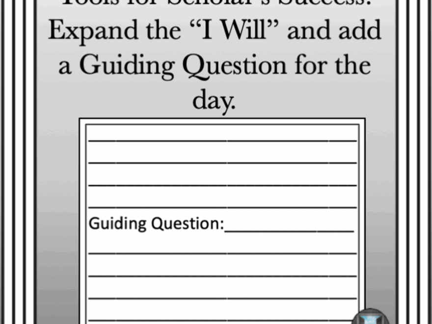 PBIS Objectives And Agenda Board Posters