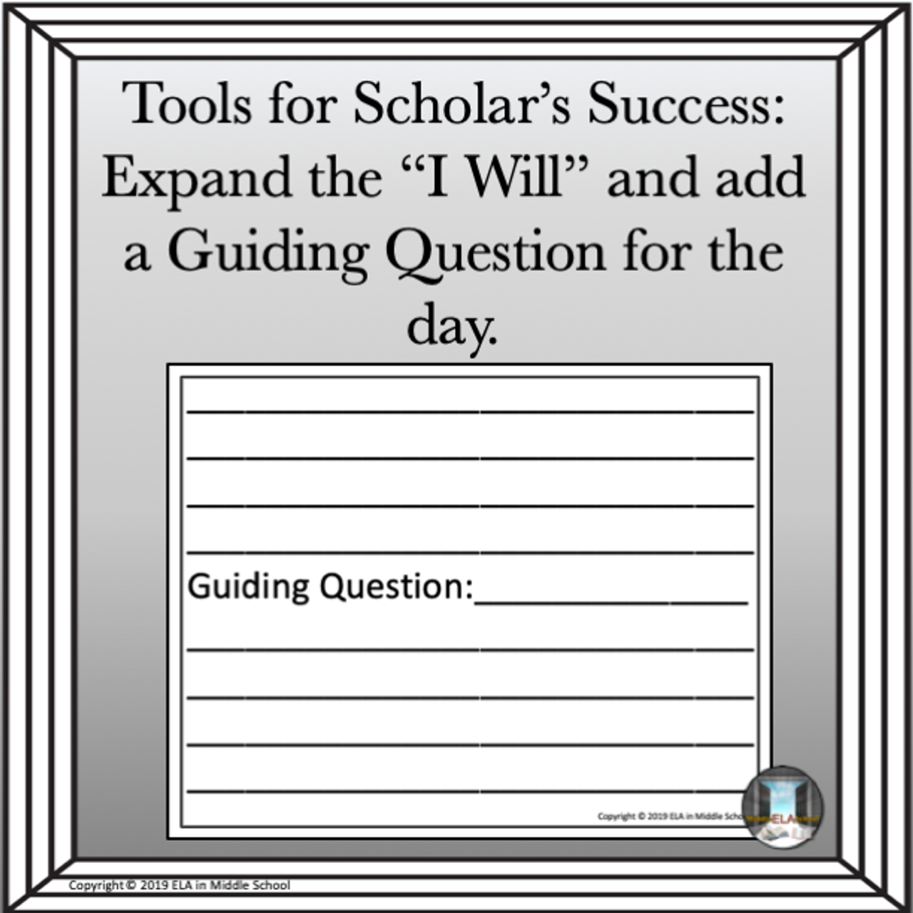 PBIS Objectives And Agenda Board Posters