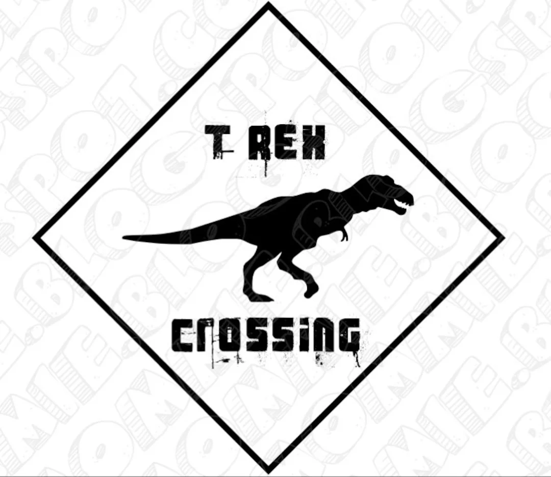 Dinosaur Crossing Sign Printable Dinosaur Crossing Sign Printable