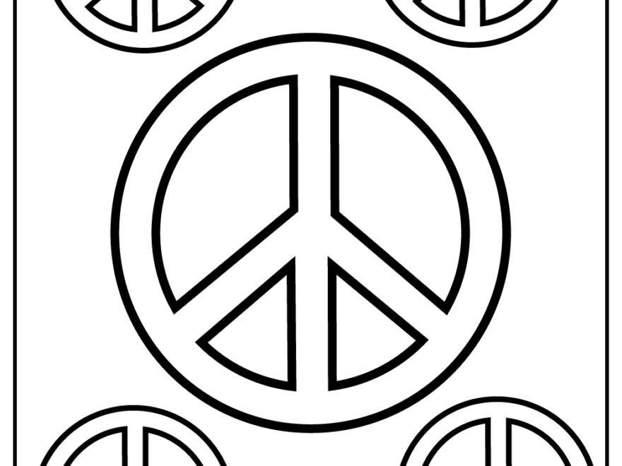 Peace Coloring Pages 100 Free Printables