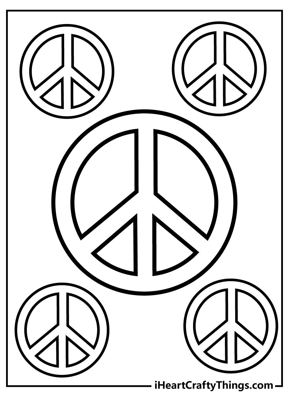 Peace Coloring Pages 100 Free Printables 