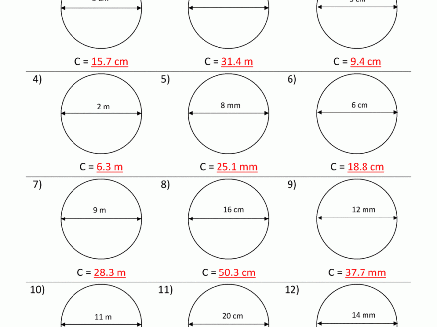 Perimeter Of A Circle