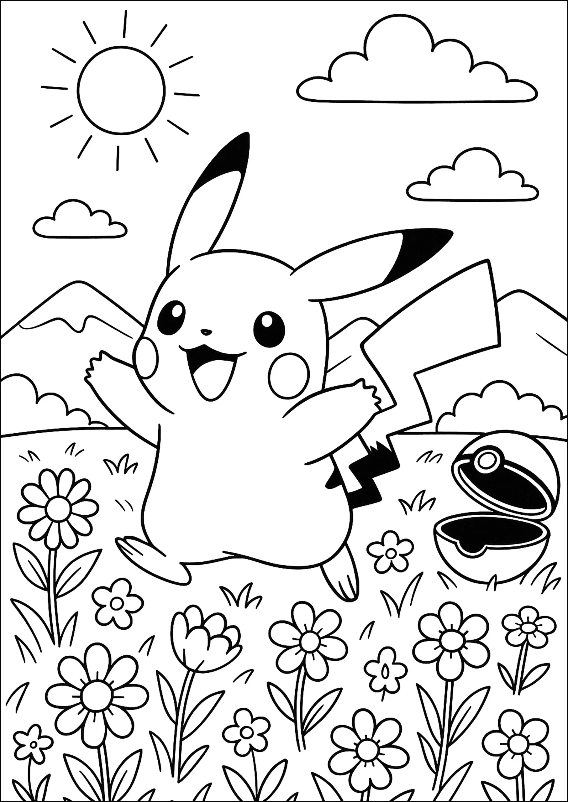 Pokemon Coloring Sheet Printable Pokemon Coloring Sheet Printable