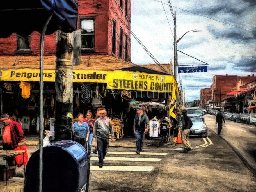Pittsburgh Strip District Strip District Pittsburgh Street Scene Pittsburgh Art Fine Art Photography Steelers Penguins 18th Street Etsy