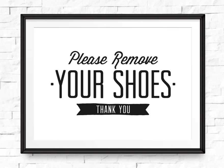 Please Remove Your Shoes Printable Take Shoes Off Sign Shoe Off Sign Shoes Off Print Shoes Off Please Shoes Off Printable Etsy