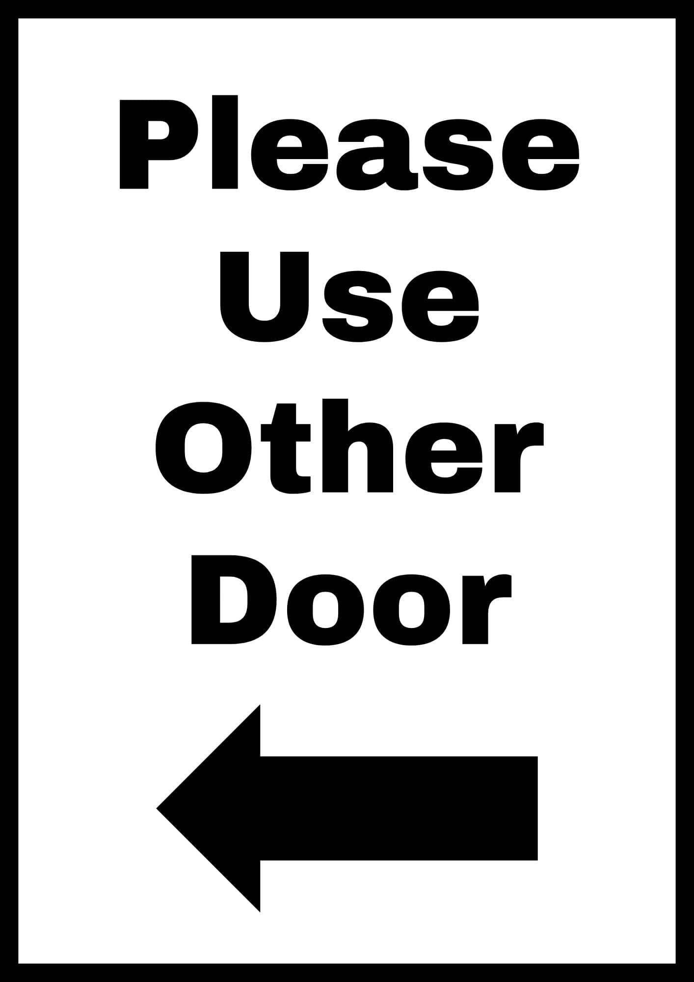 Free Printable Door Signs