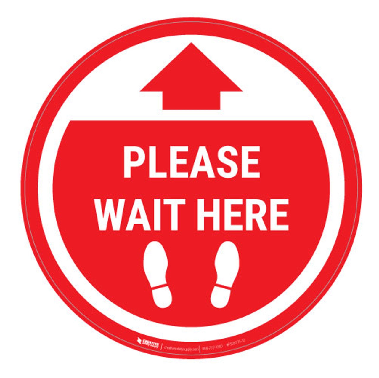 Printable Please Wait Here Sign