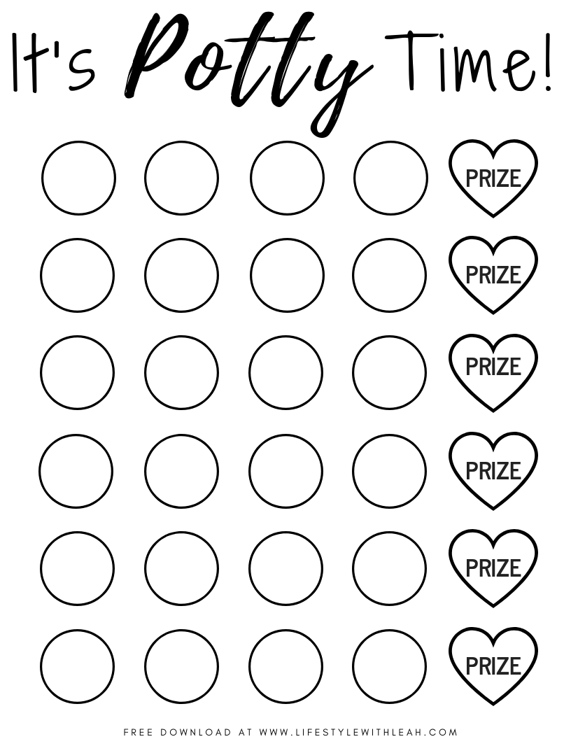 Potty Charts Free Printable