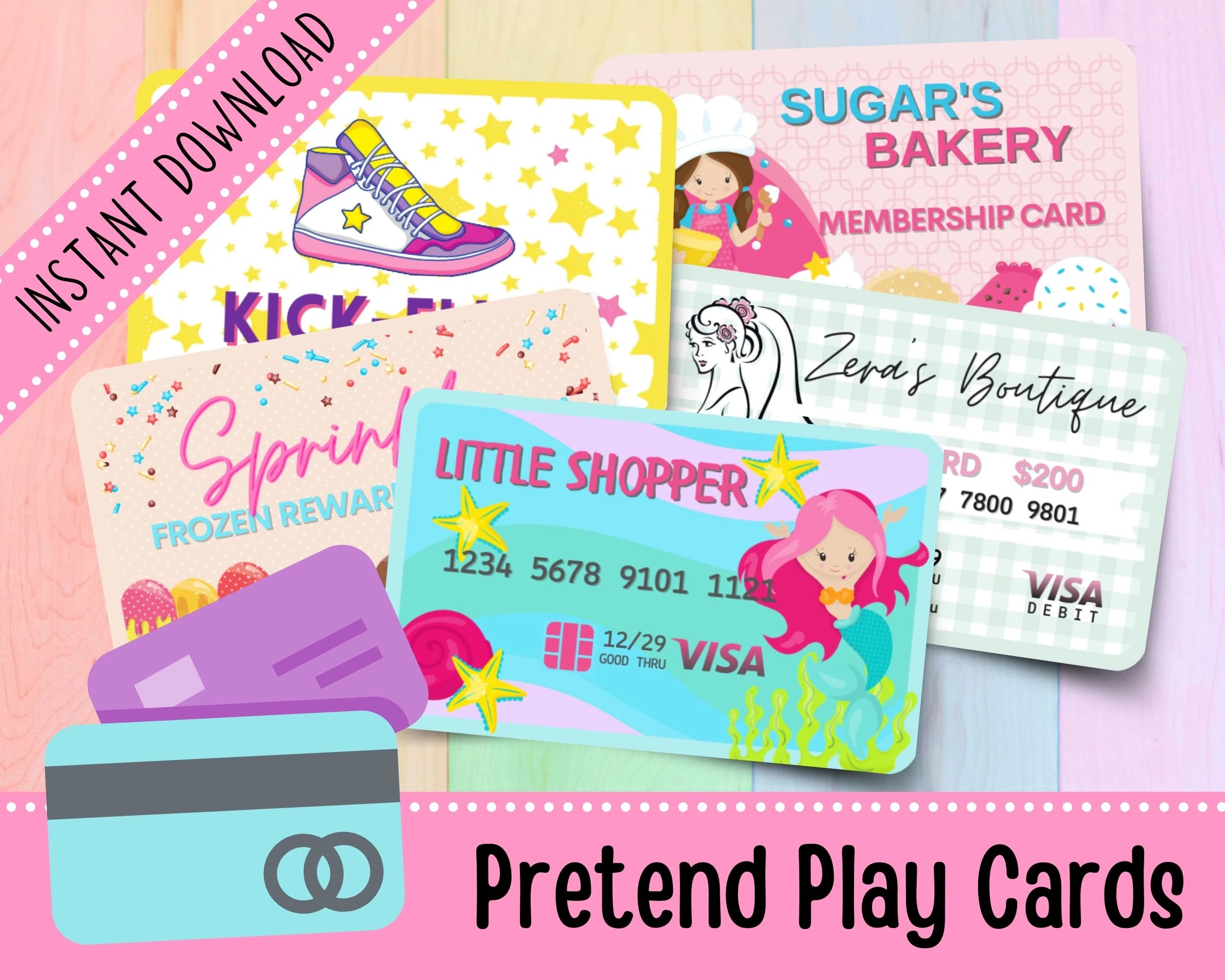 Pretend Play Cards For Kids Fake Credit Cards For Kids Play Money Shopping Pretend Play Kindergarten Printable Etsy Pretend Play Cards For Kids Fake Credit Cards For Kids Play Money Shopping Pretend Play Kindergarten Printable Etsy