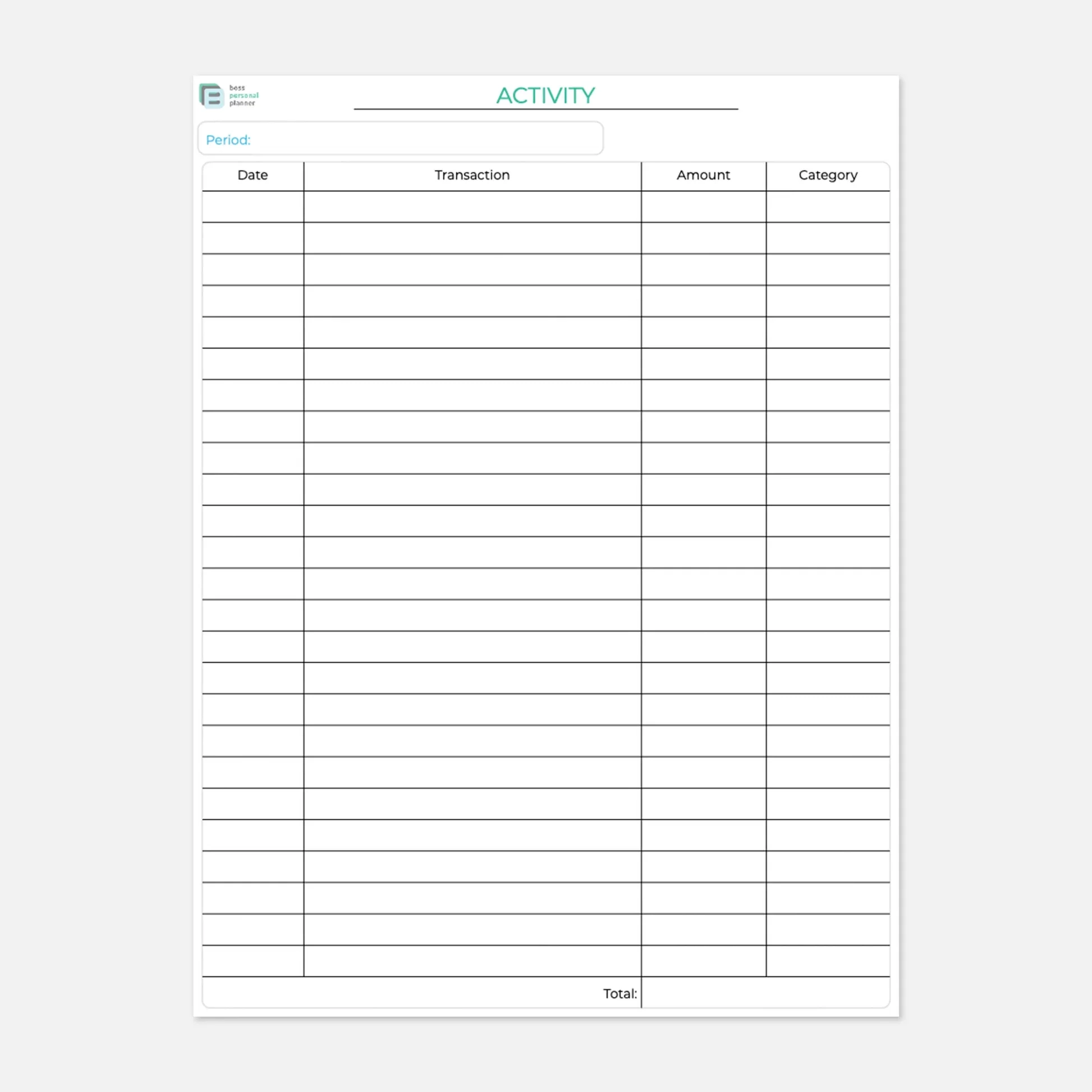 Budget Planner Template Printable