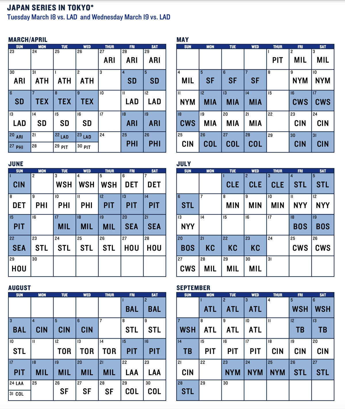 Printable Chicago Cubs 2018 TV Schedule Worksheets Library
