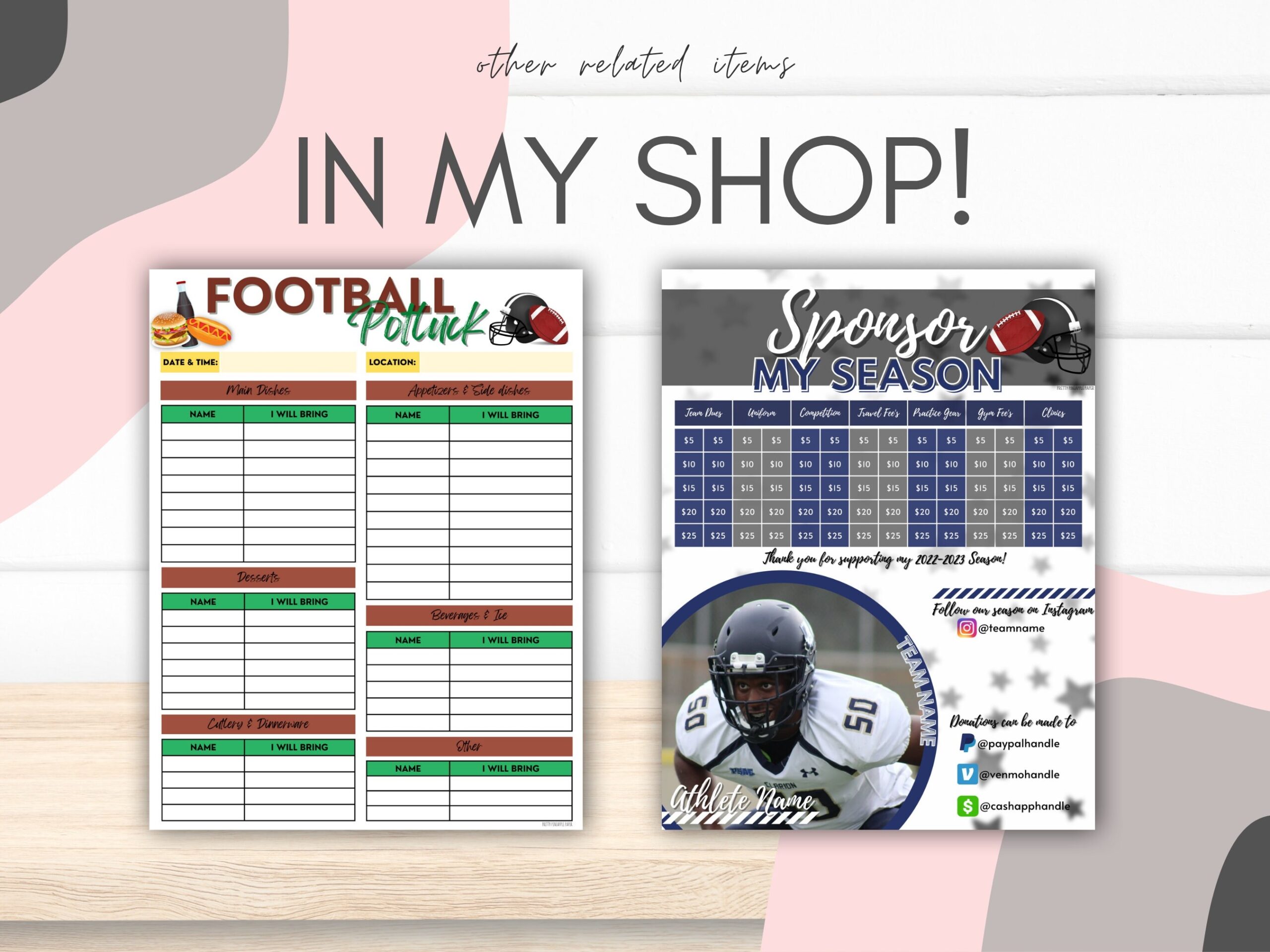 Myayf Pop Warner Mpr Sheet Printable