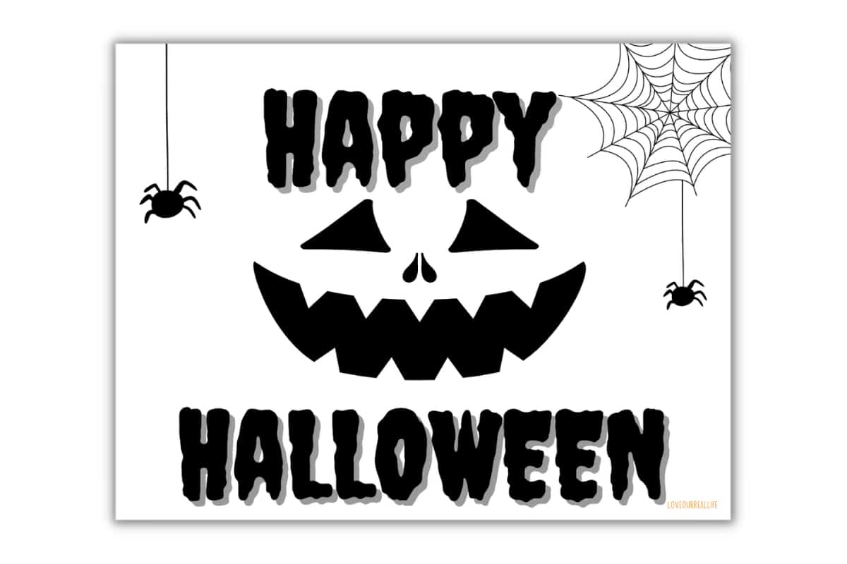 Spooky Halloween Signs Printable Spooky Halloween Signs Printable