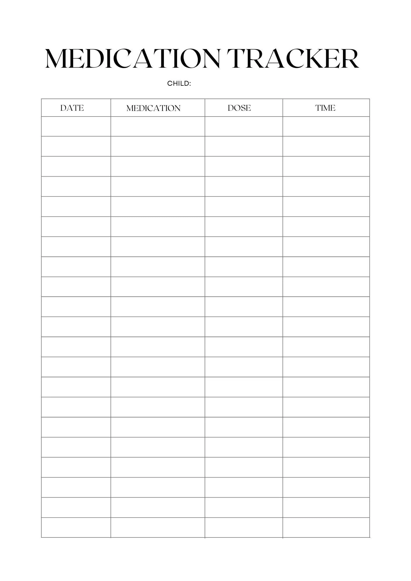 Printable Narcotic Count Sheet Etsy Printable Narcotic Count Sheet Etsy