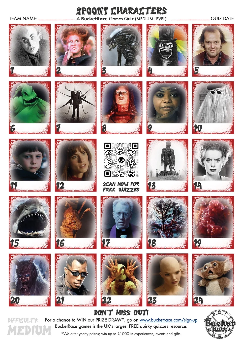 Printable Picture Quiz